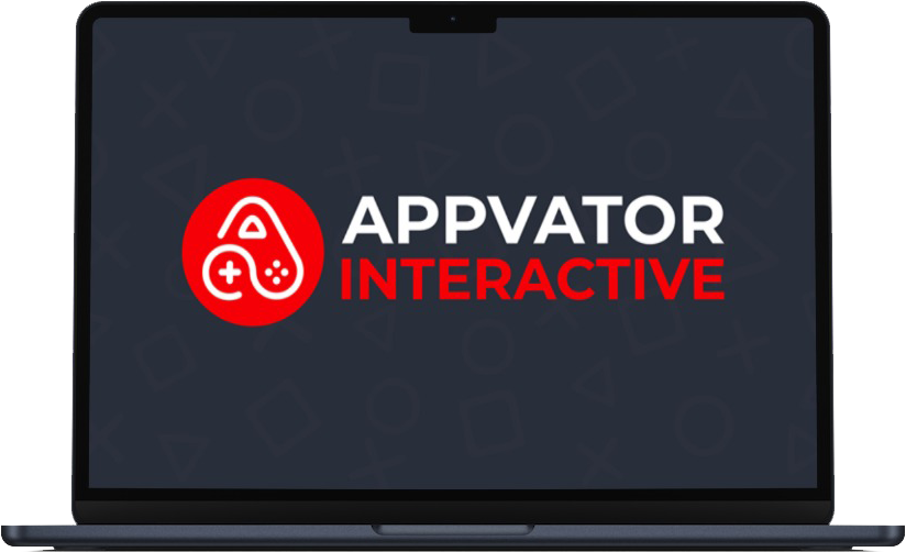 Appvator Interactive logo in laptop